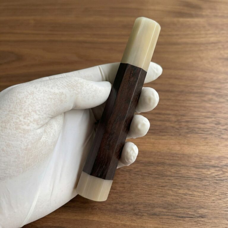 African Blackwood & Buffalo Horn Wa Handle alternate view 5