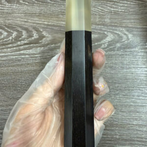 Ebony & Blonde Buffalo Horn Wa Handle