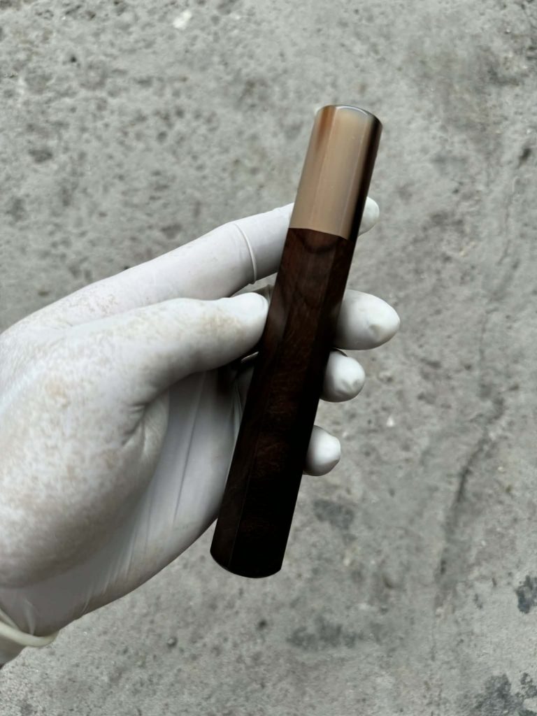 African blackwood wa handle with buffalo horn ferrule
