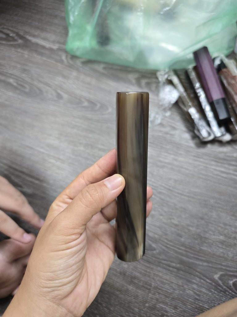 Siamese Rosewood wa handle with buffalo horn ferrule