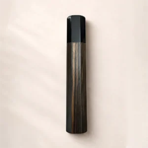 Macassar Ebony & Black Buffalo Horn Wa Handle studio photo
