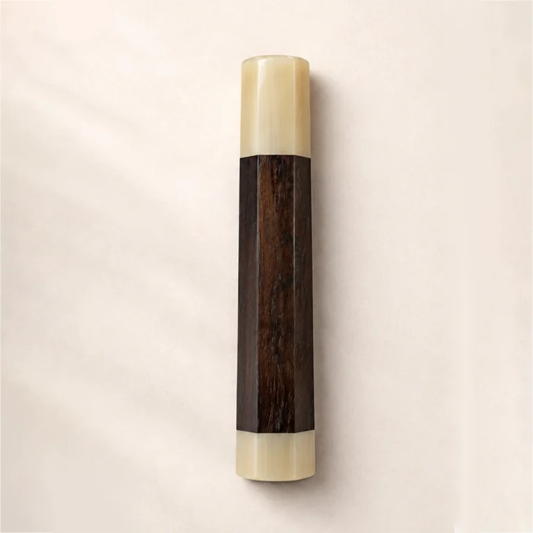 Octagonal Wa Handle with End Cap studio photo