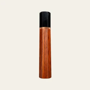 Huong (Padauk) & Black Buffalo Horn Wa Handle with Red Copper Ring 3 mm