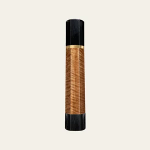 Tabaek & Black Buffalo Horn Wa Handle with Brass Ring 3 mm and Horn End Cap