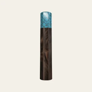 African Blackwood & Turquoise Wa Handle