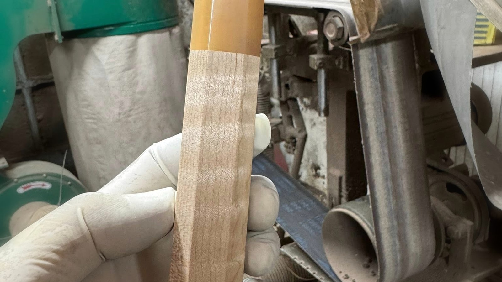 Blonde buffalo horn ferrules paired with pale maple and ash handles